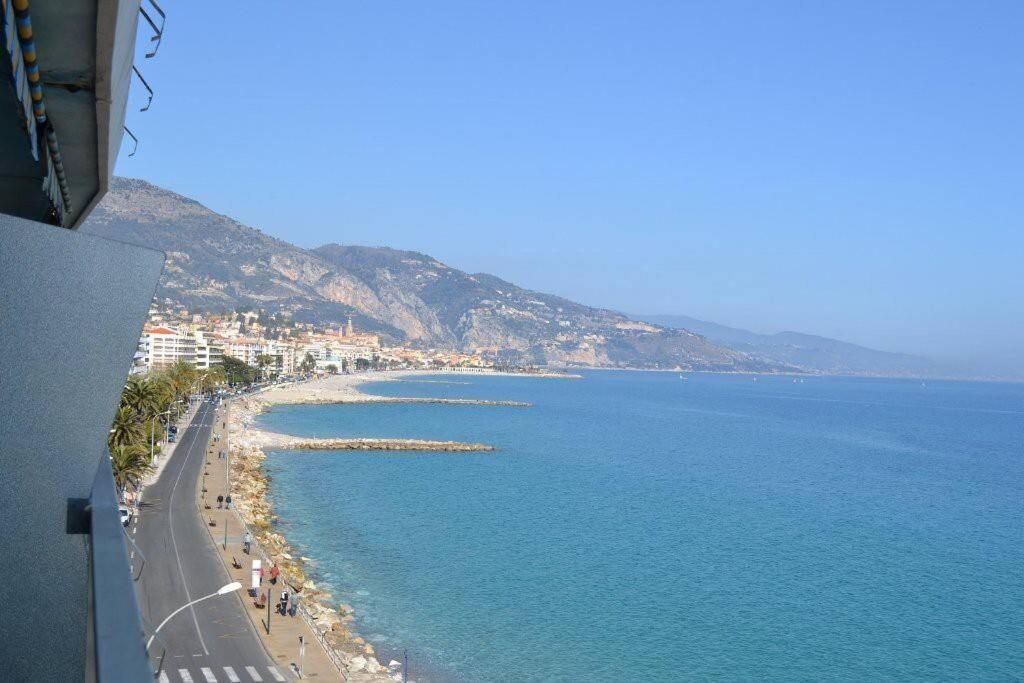 Menton Front Bord De Mer Cote D'Azur Florentina Sea View French Riviera Proche Monaco Montecarlo Superb Studio エクステリア 写真