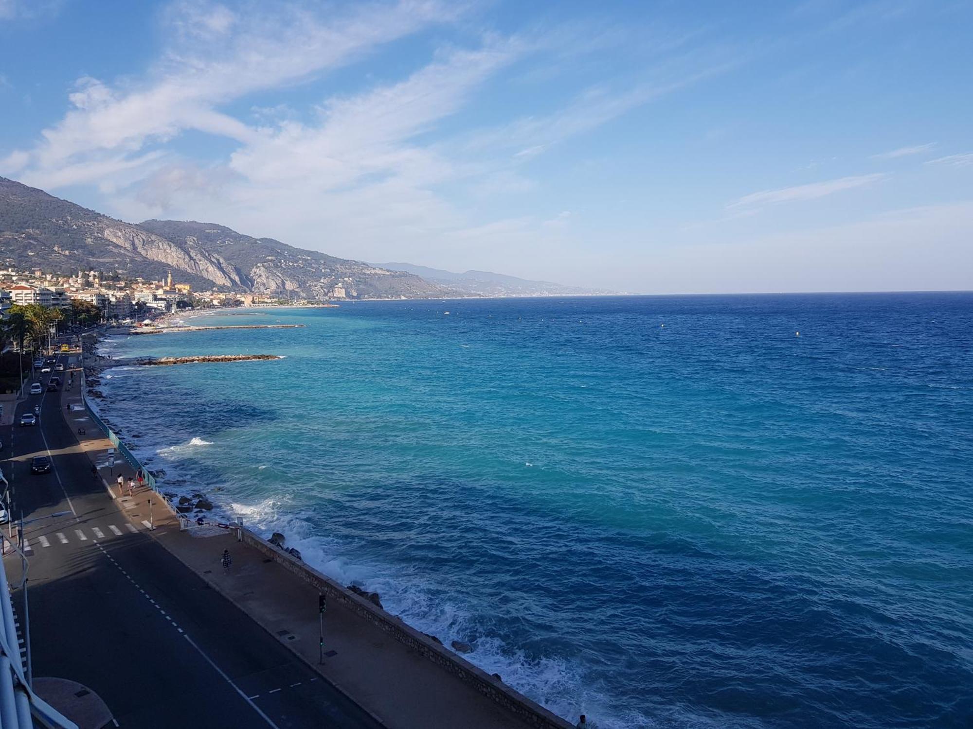 Menton Front Bord De Mer Cote D'Azur Florentina Sea View French Riviera Proche Monaco Montecarlo Superb Studio エクステリア 写真